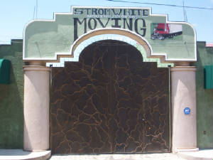 Entrance to Self Storage Facility